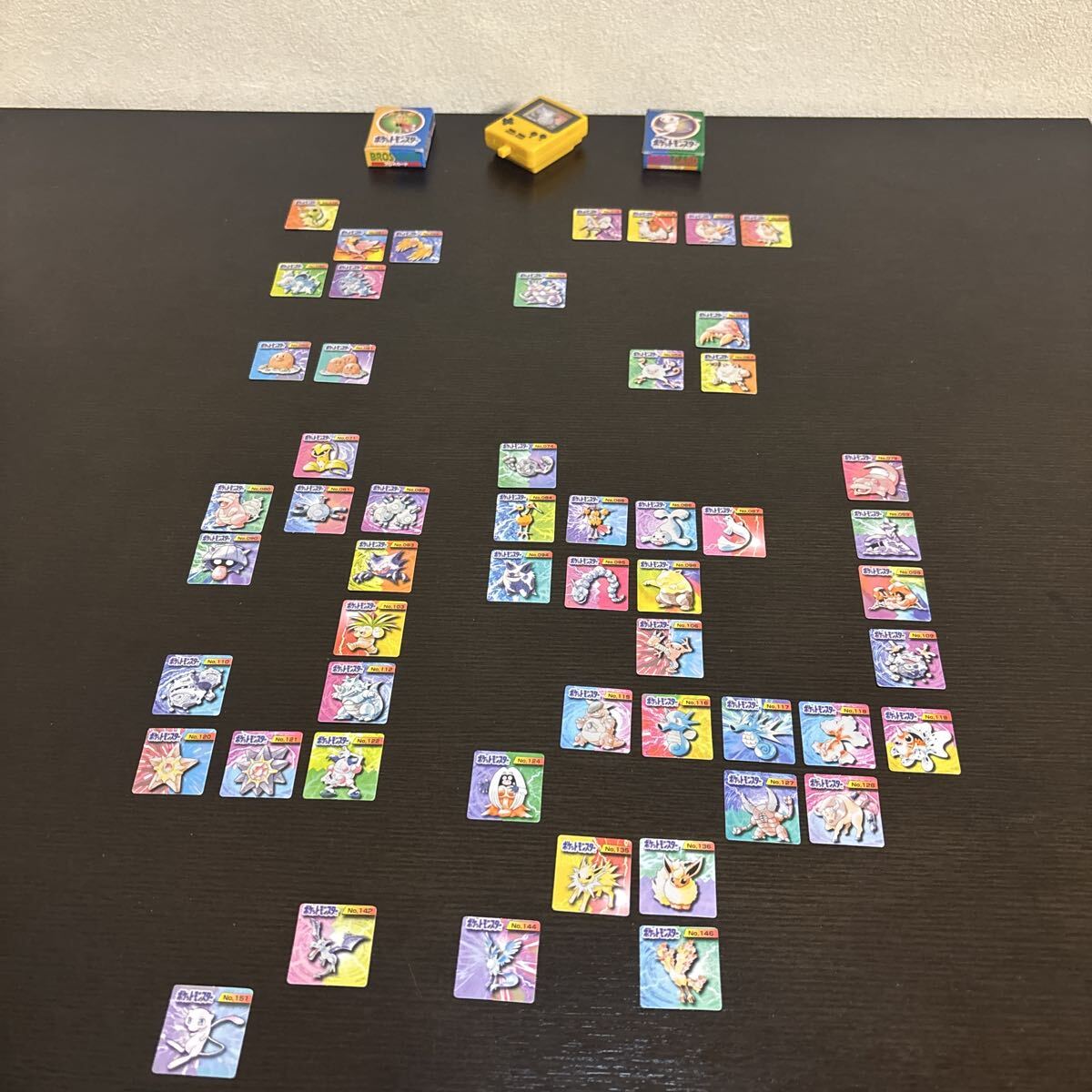 ポケットモンスター ブロスカード BROSCARD 54枚 および 本体 イエロー 中古品 ボックス 2種拍卖