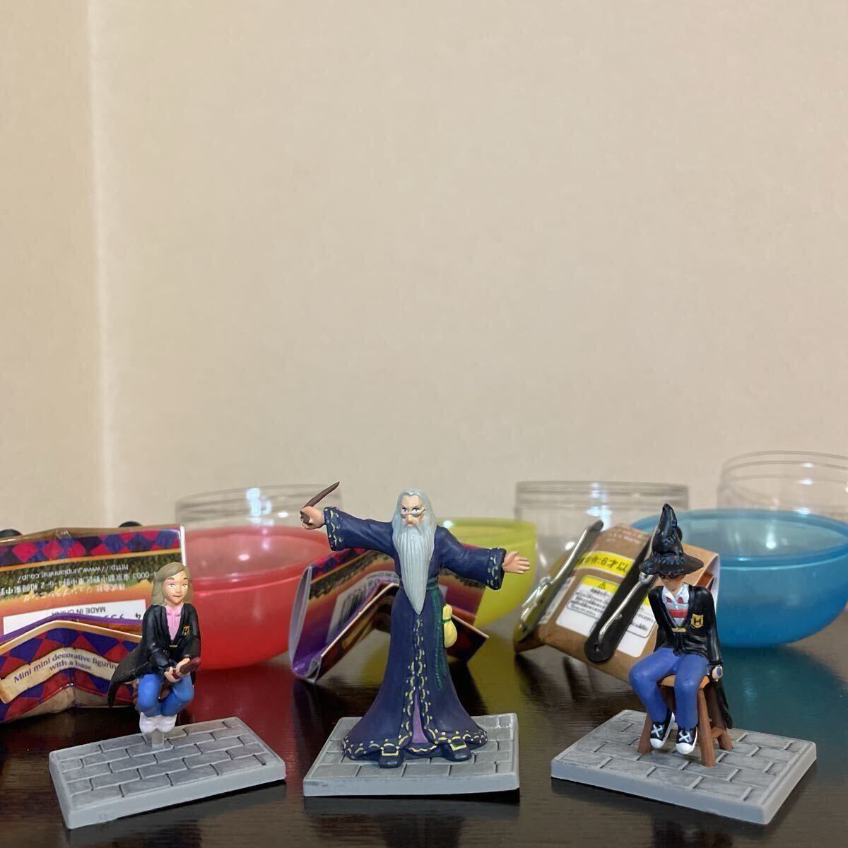 ハリーポッター ガチャ フィギュア 3種 未使用 ハリー ハーマイオニー ダンブルドア 校長拍卖