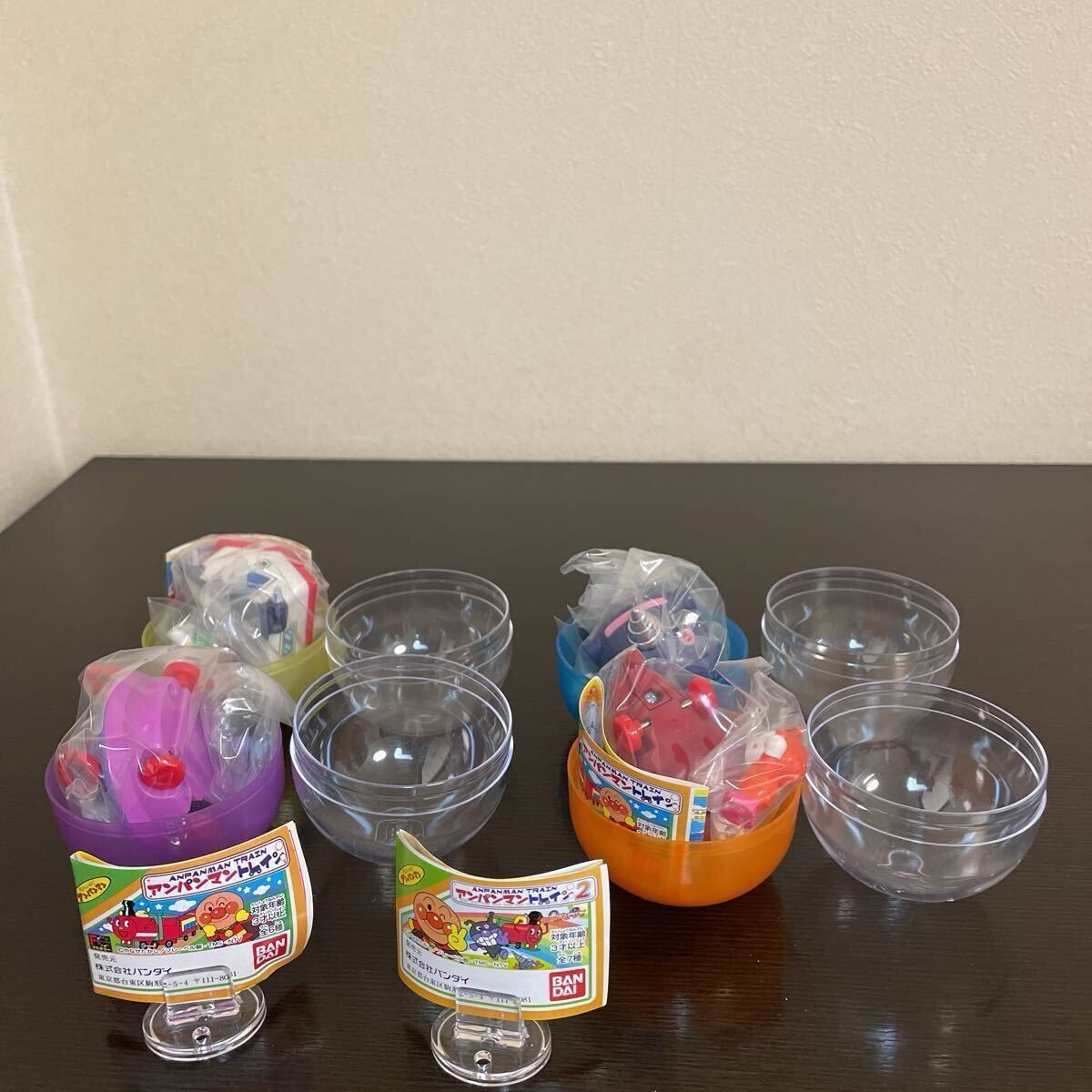 アンパンマン トレイン 4種 未開封 ばいきんまん ばいきんUFO もぐりんドキンちゃん ドキンUFO ジャムおじさん パン工場 フィギュア拍卖