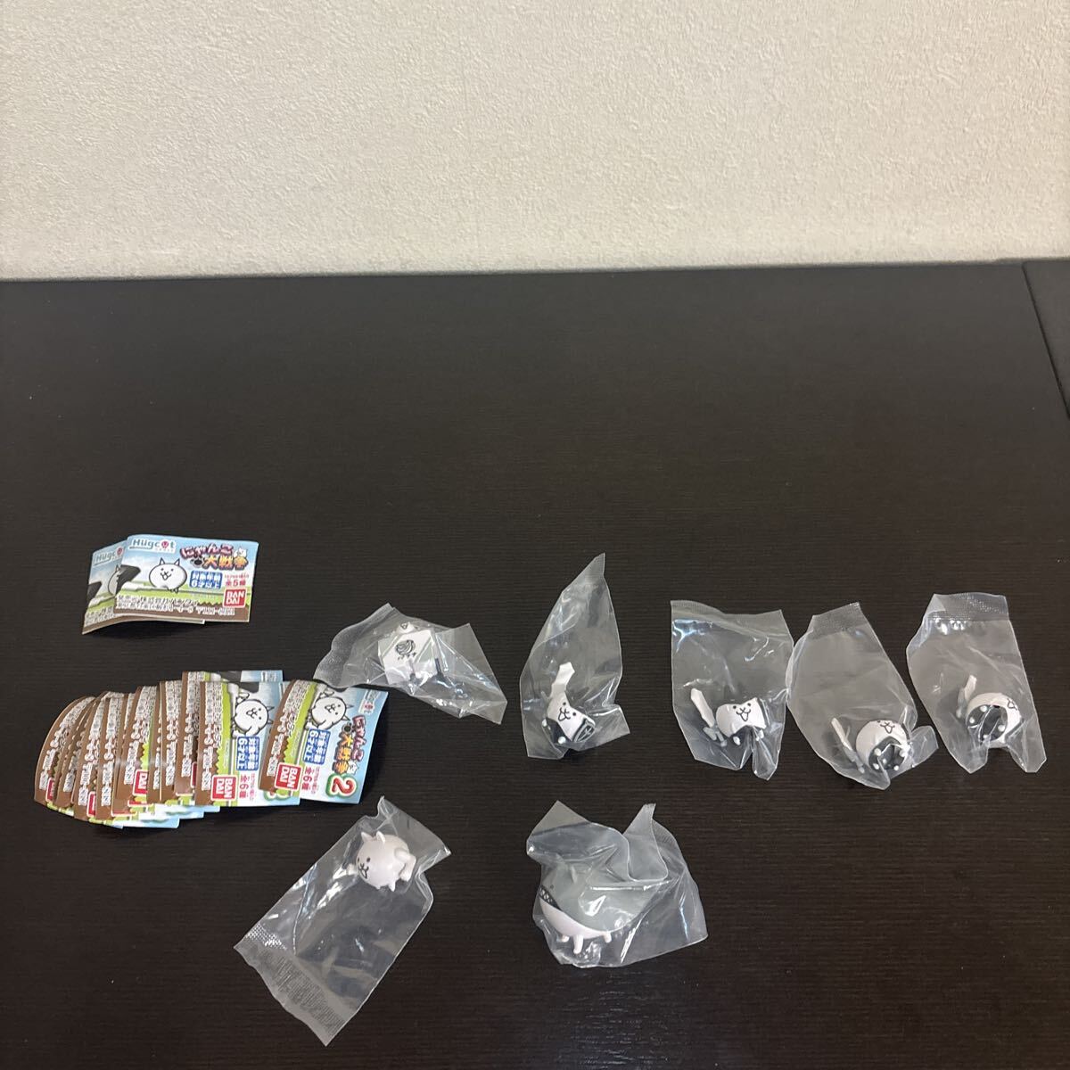 にゃんこ 大戦争 内袋未開封 7個 ネコビルダー 暗黒ネコ ネコの箱詰め ネコクジラ フィギュア拍卖