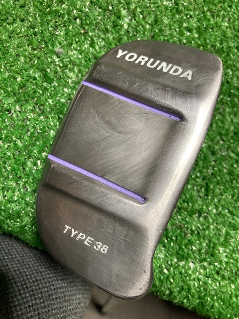 全国送料無料 中古チッパー レディース 38° YORUNDA TYPE38 純正カーボン33.5インチ FLEX-L Y3469拍卖