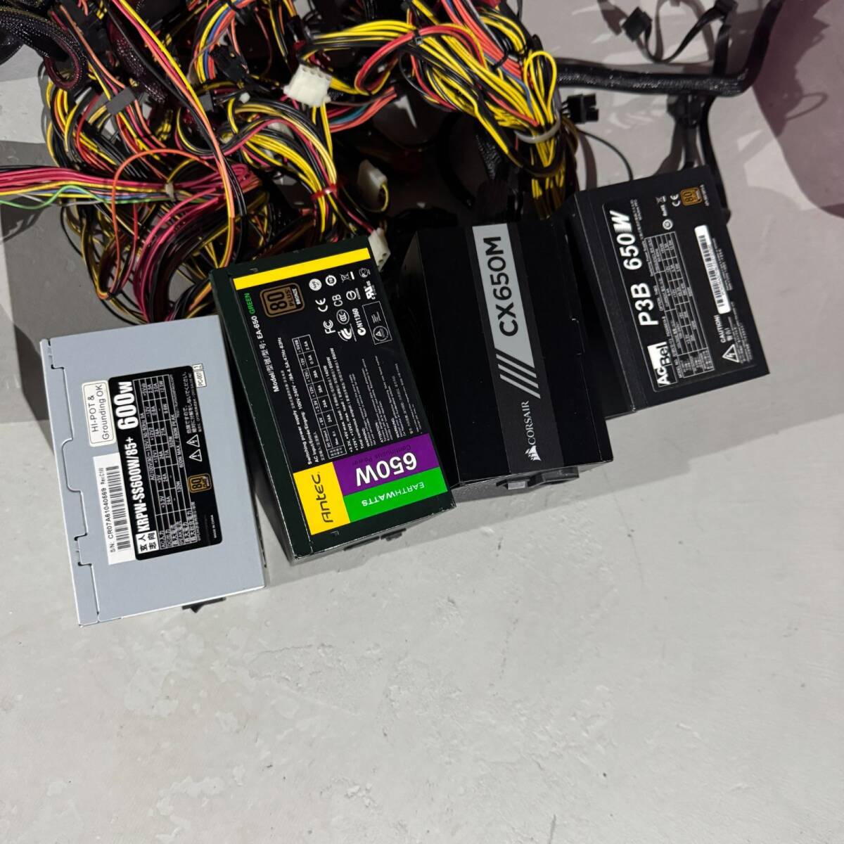 6 通電確認済 電源ユニット 600W~650W 8個拍卖