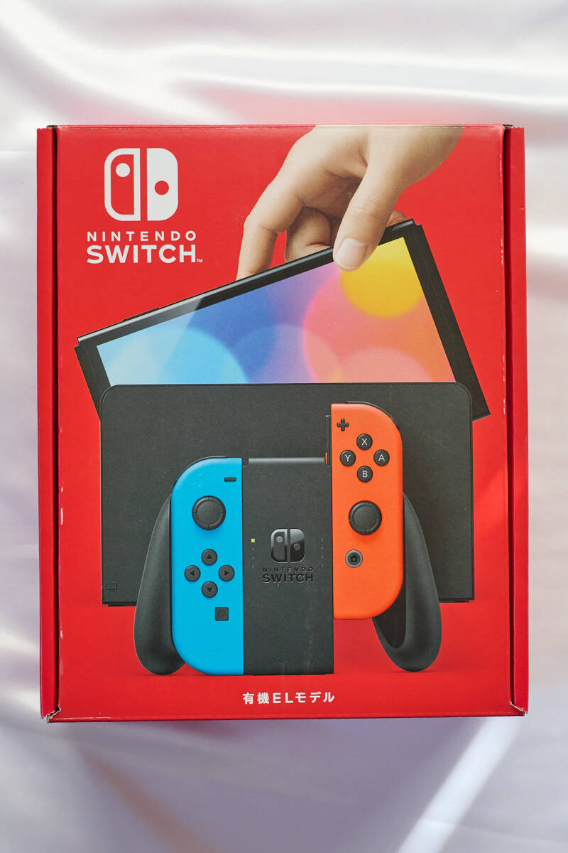 Nintendo Switch (有機ELモデル) Joy-Con(L) ネオンブルー/(R) ネオンレッド拍卖
