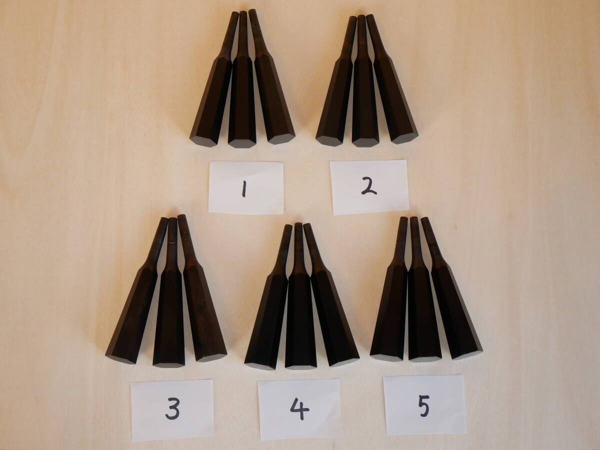 ◆ 津軽用黒檀糸巻寿六8分2丁 津軽用黒檀糸巻寿六8分5厘3丁 ◆拍卖