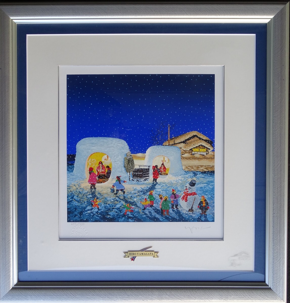 ・作者名:ヒロ・ヤマガタ ・作品名:「日本のエッセンスかまくら」・技法:リトグラフ(限定品)〈GT48〉HIO-1-R4-5-19拍卖