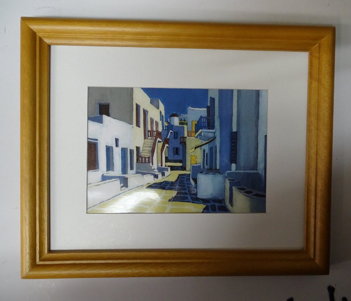 ・作者: キリチ ・画題: ニコノス島の光と影 ・技法: 複製画 No-R6-2-8.8拍卖