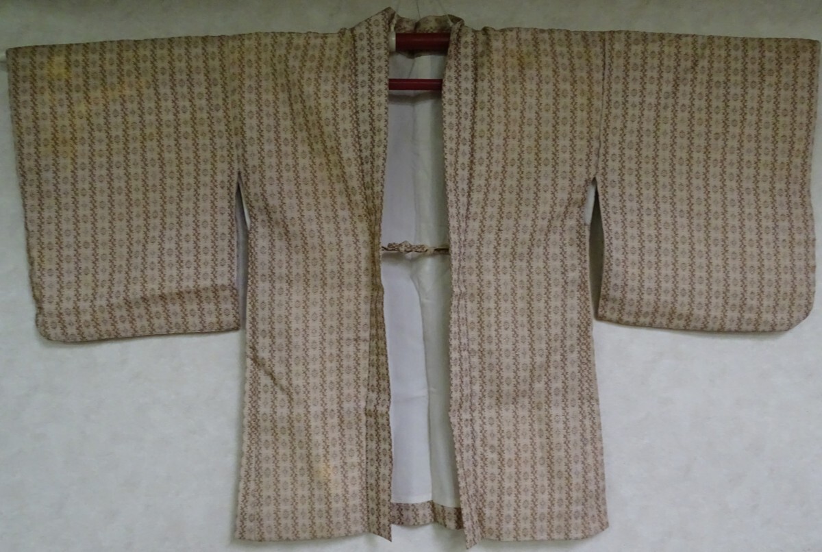 ・商品名:着物・ハギレ兼用 3枚セット・素材:・(1)羽織(化繊)(2)正絹(3)ウール(A4-HIO-R4-6-29-3.5)拍卖