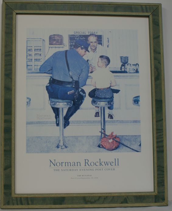 〈Aー51〉ロック ウェル 作 「家出」(レプリカ)拍卖