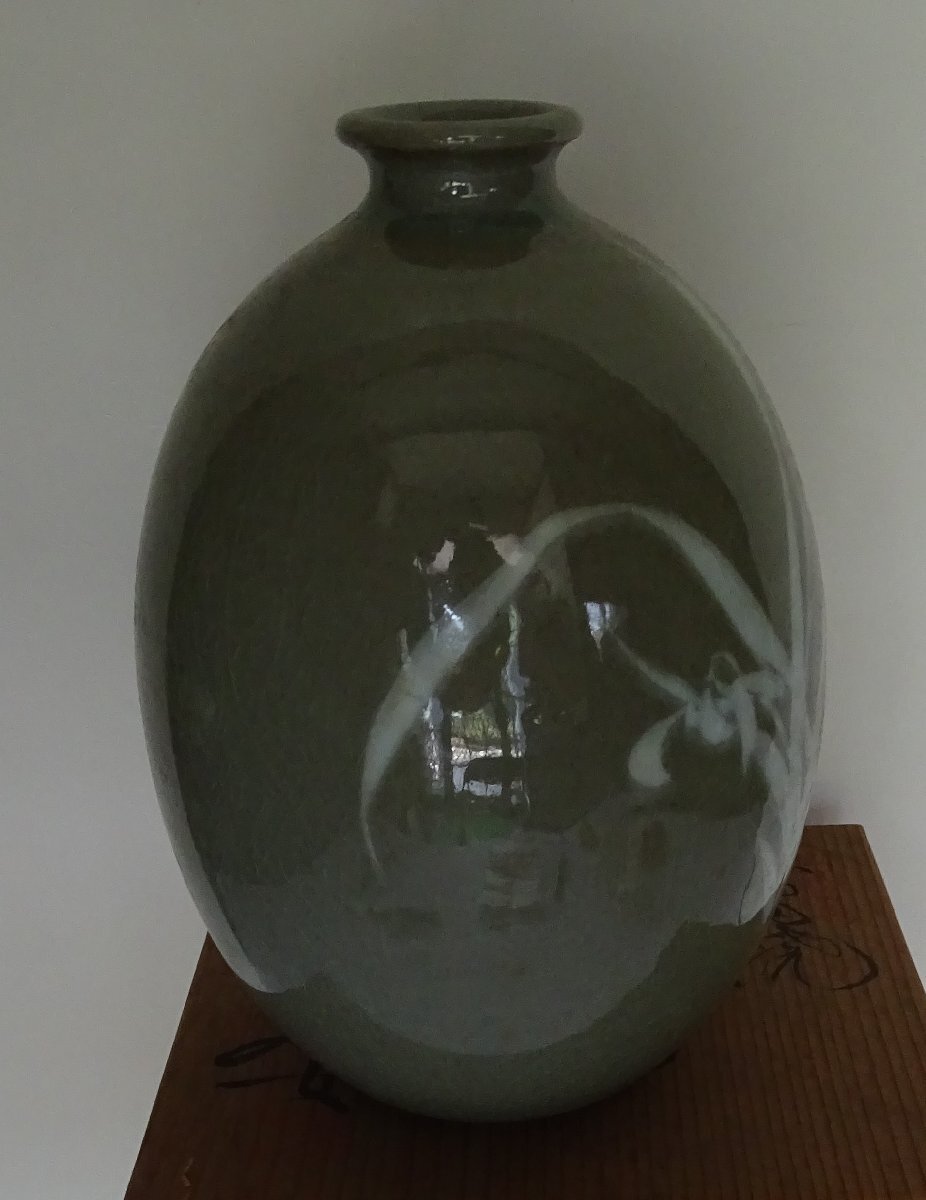 ・作者: 酒井 正枝 ・品名: 花瓶 ・技法: 高田焼(八代窯)・NO-R6-9-8.5拍卖