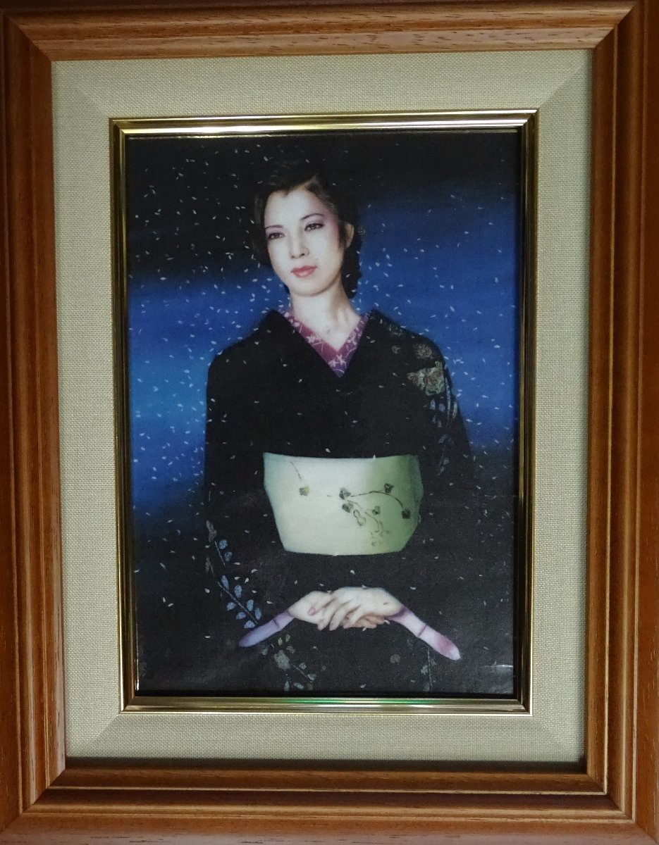 ・作者: 八代亜紀 ・画題: 人物 ・技法: 複製画 ・NO-R6-10-25.8拍卖