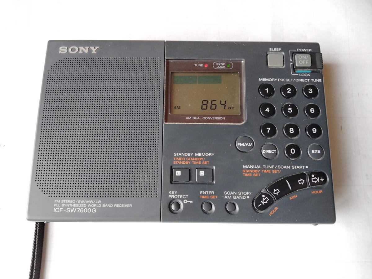 SONY BCLラジオ ICF-SW7600G拍卖