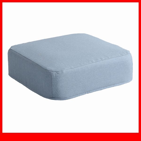 クッション★カバーリング低反発クッション 1個 座布団/洗濯可能なクッションカバー 角型/シンプル 和室 洋室/厚さ16cm/ライトブルー/a7拍卖