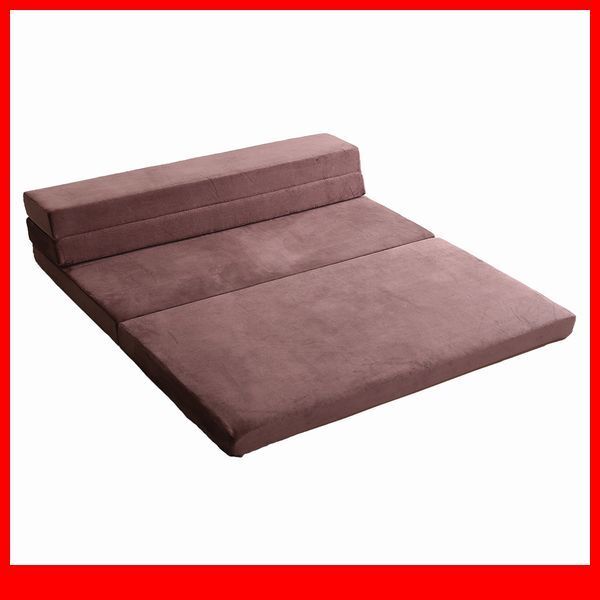 ソファ マットレス★新品/4Way 折りたたみ高反発ソファマットレス ダブル/ローソファ~枕付きマットレスへ/安心の日本製/ブラウン/a3拍卖