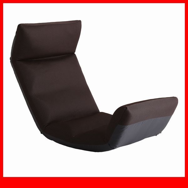 座椅子★新品/マルチリクライニング座椅子/ヘッド 背もたれ フット 14段階/アップスタイル/安心の日本製/ダークブラウン/a2拍卖