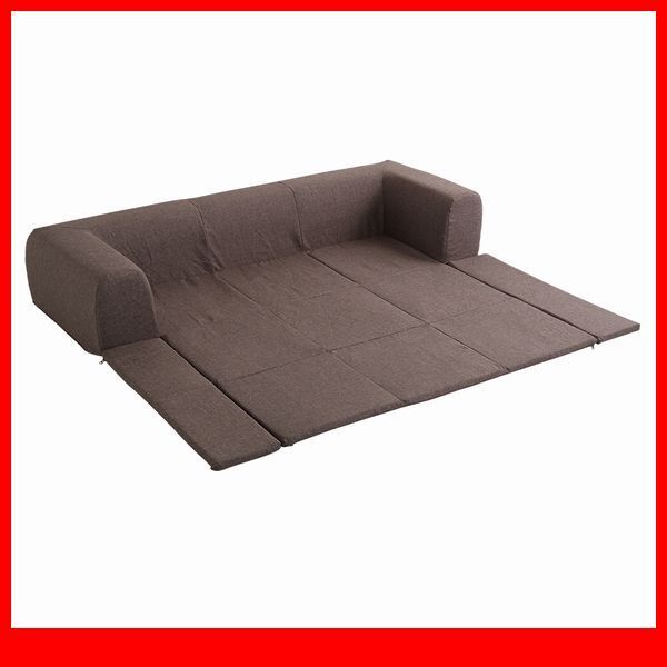 ソファ★新品/フロアマット付きソファ Lサイズ/ローソファ フロアーソファ/お家で洗えるカバーリングタイプ 布地/日本製/ブラウン/特価/a2拍卖