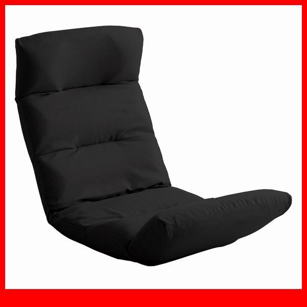 座椅子★日本製リクライニング座椅子 アップタイプ/布地 ファブリック/14段階調節ギア 転倒防止機能付/ローテーブル こたつで/ブラック/a2拍卖