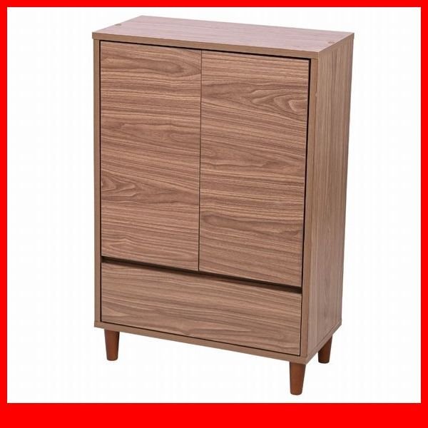 キャビネット★新品/Adatto 扉&チェスト/扉収納 引き出し収納/本棚 食器棚 多目的収納 可動棚/ブラウン/a1拍卖