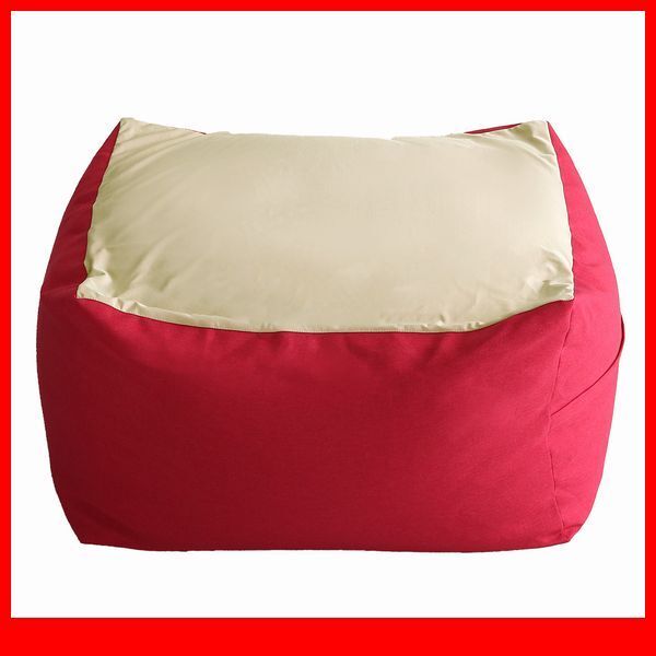 クッション★おしゃれでかわいいキューブ型ビーズクッション XLサイズ/日本製 洗えるカバー 布地/ソファ 椅子 スツール/ローズ 赤系/a5拍卖