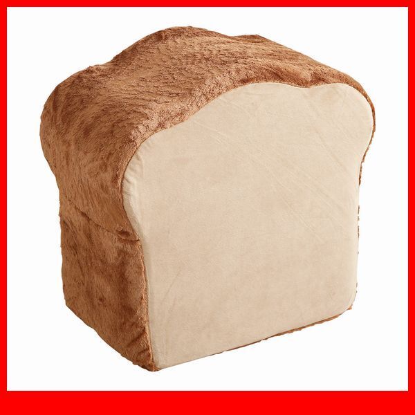 クッション★新品/食パンシリーズ 2枚切り クッションBIG/座布団 ソファ サイドテーブル/低反発 日本製 完成品/ベージュ/a1拍卖