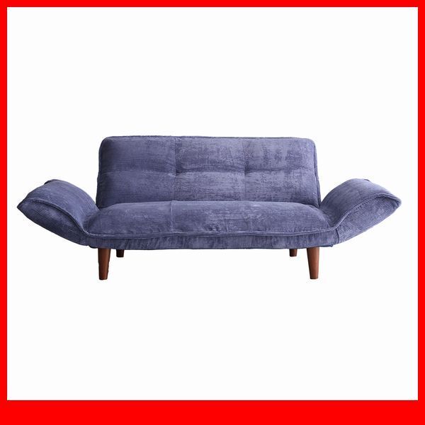ソファ★コンパクトソファ 2人掛け/背もたれ 肘掛け リクライニング/ポケットコイル/ロータイプ ハイタイプ/ネイビー/特価 限定/a4拍卖