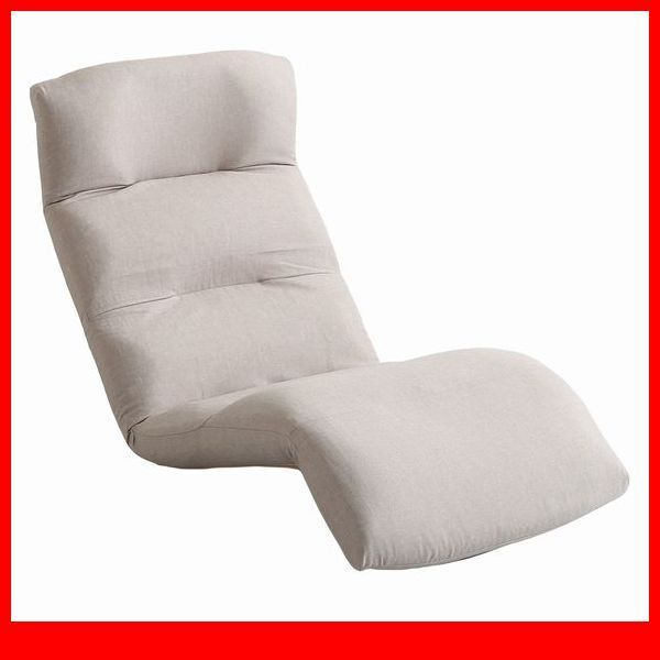 座椅子★日本製リクライニング座椅子 ダウンタイプ/布地 ファブリック/14段階調節ギア 転倒防止機能付/ローテーブル こたつで/ベージュ/a1拍卖