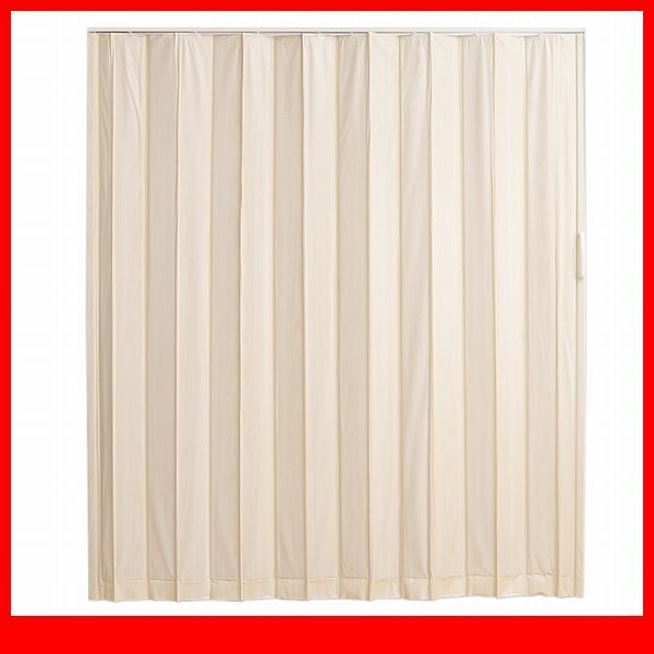 間仕切り★新品/木目調 アコーディオンドア 幅200cm/間仕切り 目隠し/スムーズ開閉 マグネット/オフィス 商業施設でも/ホワイト/a4拍卖