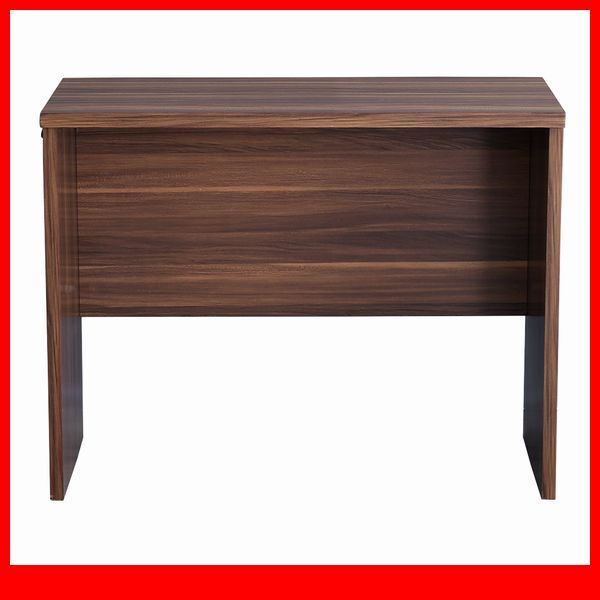 机★新品/シンプルデスク 90cm幅/学習デスク 趣味家事のワークスペース テレワークに/木目調 茶系/ウォールナット/a3拍卖