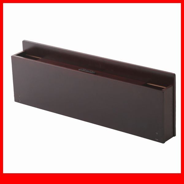 オプション品★パイン材脚付きすのこベッド リリッタ専用宮棚 単品 シングル用/コンセント付き/ブラウン/a1拍卖