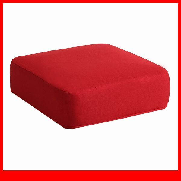 クッション★カバーリング低反発クッション 1個 座布団/洗濯可能なクッションカバー 角型/シンプル 和室 洋室/厚さ16cm/日本製/レッド/a8拍卖