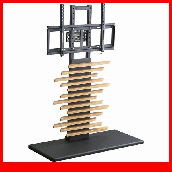 テレビ台★新品/最大100インチ対応 デザインテレビスタンド/32~100インチ対応 高さ調整可 シンプル スリム 省スペース/シャビーオーク/a1拍卖