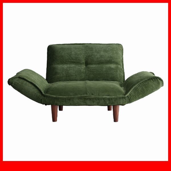 ソファ★コンパクトソファ 1人掛け/背もたれ 肘掛け リクライニング/ポケットコイル/ロータイプ ハイタイプ/グリーン/特価 限定/a3拍卖