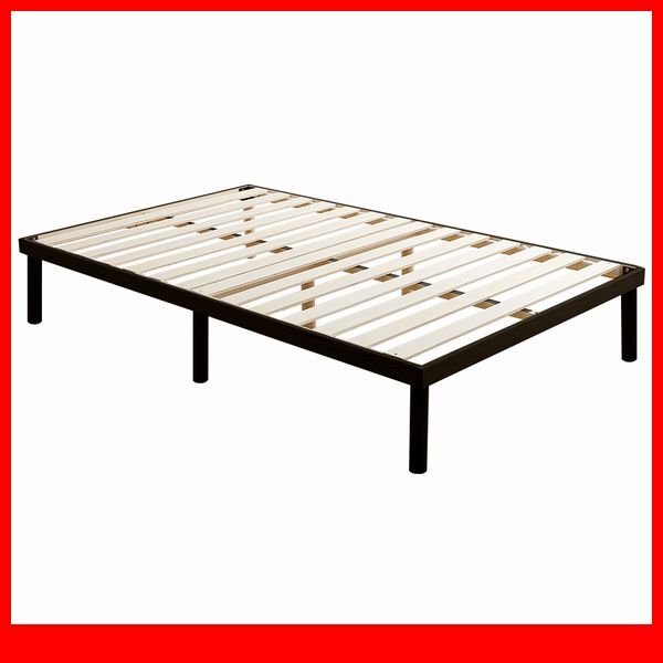 ベッド★新品/パイン材高さ2段階調整脚付きすのこベッド セミダブル/通気性 耐久性 頑丈 低ホルムアルデヒド/ブラウン/a1拍卖