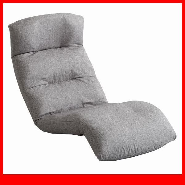 座椅子★日本製リクライニング座椅子 ダウンタイプ/布地 ファブリック/14段階調節ギア 転倒防止機能付/ローテーブル こたつで/グレー/a5拍卖