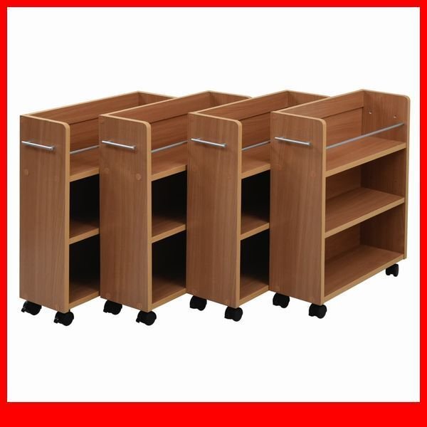 押入れ収納★クローゼット 収納 ラック 本棚 4個セット/隙間家具 リビング ダイニング デスクラックに/ナチュラル/即決/sgta-0128set/a3拍卖