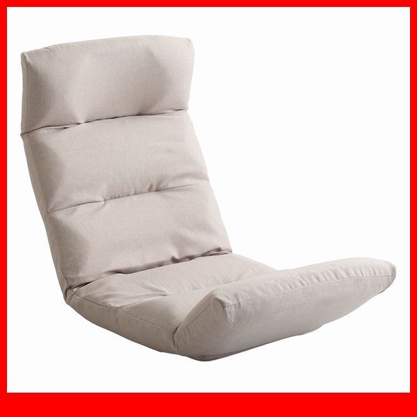 座椅子★日本製リクライニング座椅子 アップタイプ/布地 ファブリック/14段階調節ギア 転倒防止機能付/ローテーブル こたつで/ベージュ/a1拍卖