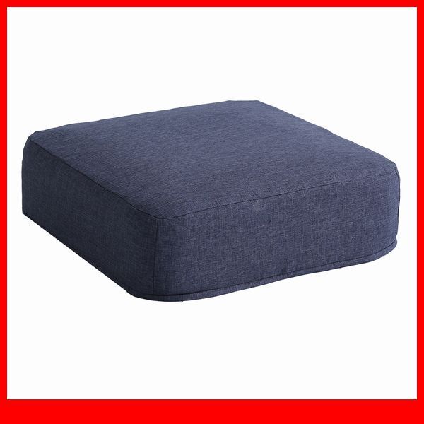 クッション★カバーリング低反発クッション 1個 座布団/洗濯可能なクッションカバー 角型/シンプル 和室 洋室/厚さ16cm/日本製/ブルー/a3拍卖