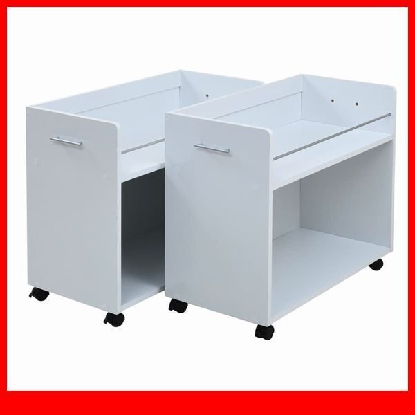 押入れ収納★押入れ 収納 ラック 2個セット/大容量/ワゴン 収納庫/リビング ダイニング デスクラックに/ホワイト 白家具/特価/sgta-0131/a4拍卖