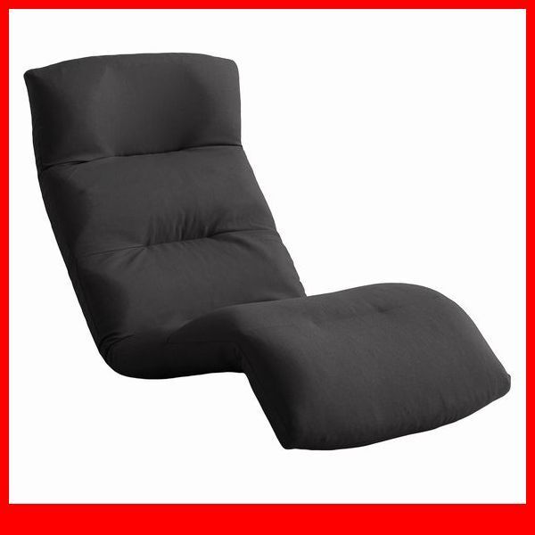 座椅子★日本製リクライニング座椅子 ダウンタイプ/布地 ファブリック/14段階調節ギア 転倒防止機能付/ローテーブル こたつで/ブラック/a2拍卖