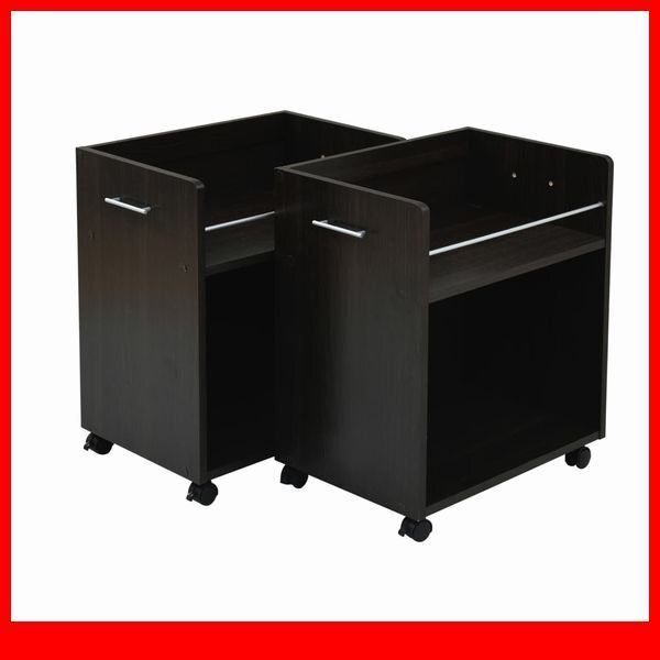 押入れ収納★クローゼット収納 ラック 2個セット/ワゴン 収納庫/リビング ダイニング デスクラックに/ダークブラウン/限定/sgta-0129/a1拍卖