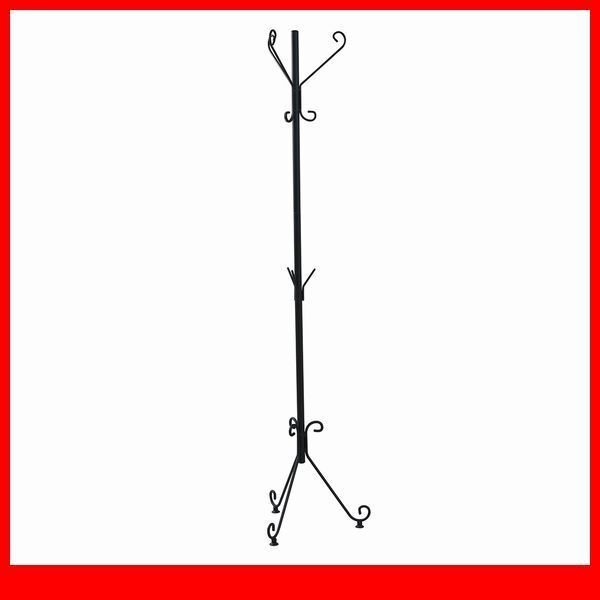 ハンガー★ヨーロッパ風 アイアン家具 ポールハンガー/スタンド ハンガー掛け 洋服掛け/姫系 欧州 アンティーク調/ブラック/iria-0053/a1拍卖