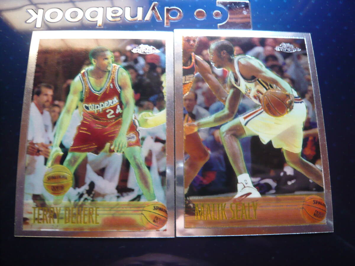 1996 topps Chrome Los Angeles Clippers 【MALIK SEALY】 #32 & 【TERRY DEHERE】 #57211 レギュラーカード 2枚セット拍卖