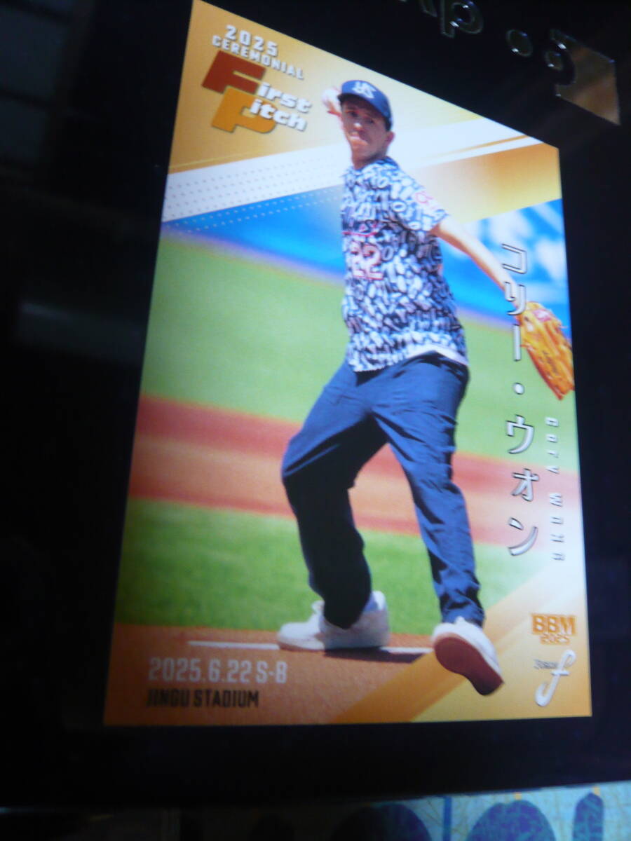 2025 BBM FUSION ギタリスト 【コリー・ウォン】 #FP42 始球式カード ②拍卖