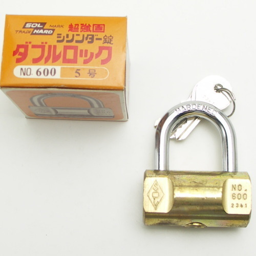【未使用・訳あり】SOL シリンダー錠No600 5号 廃盤品拍卖