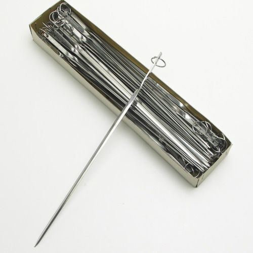 60本セット バーベキュー用肉刺し グリルピック ステンレス串拍卖