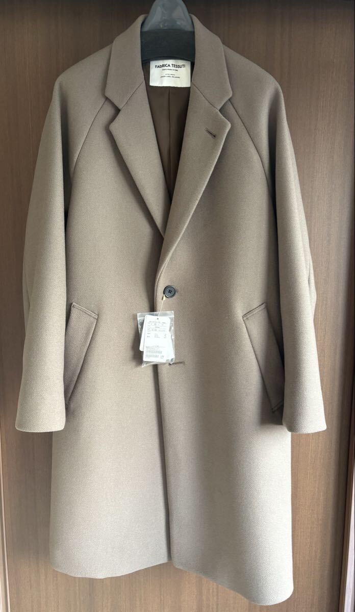 着用回数極小 ユナイテッドアローズグリーンレーベルリラクシング ウール チェスターコート モカ拍卖