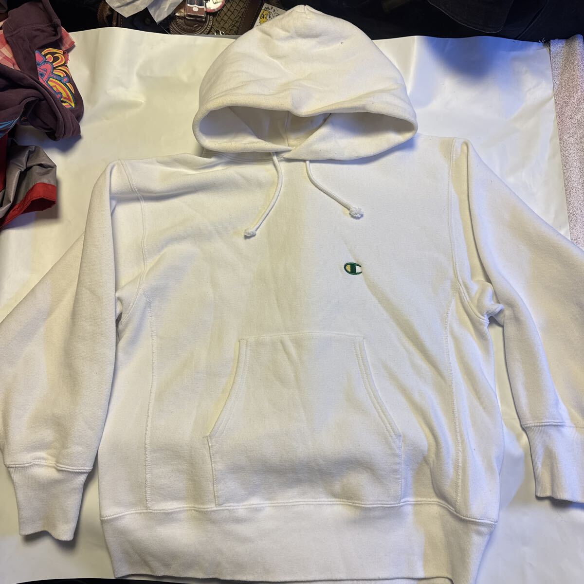 リバースウィーブ 青タグ Champion パーカー拍卖