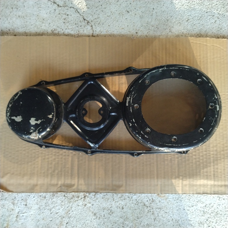 プライマリーカバー アウター3 肉抜きドリルド加工 検)ヴィンテージ ハーレー ナックル パン ショベル チョッパー拍卖