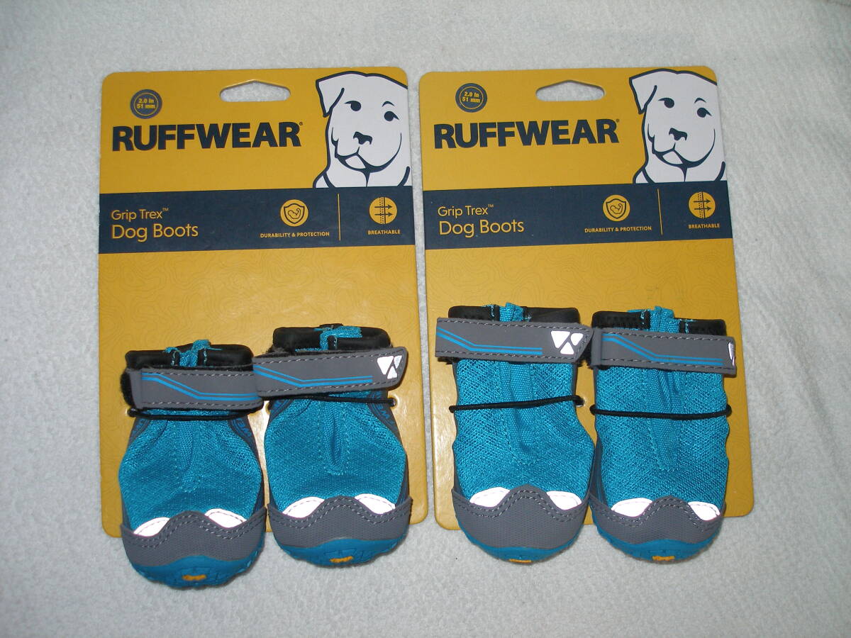 ドッグシューズ 2個入 ×2個 ブルー サイズ5.1mm 新品未使用品拍卖