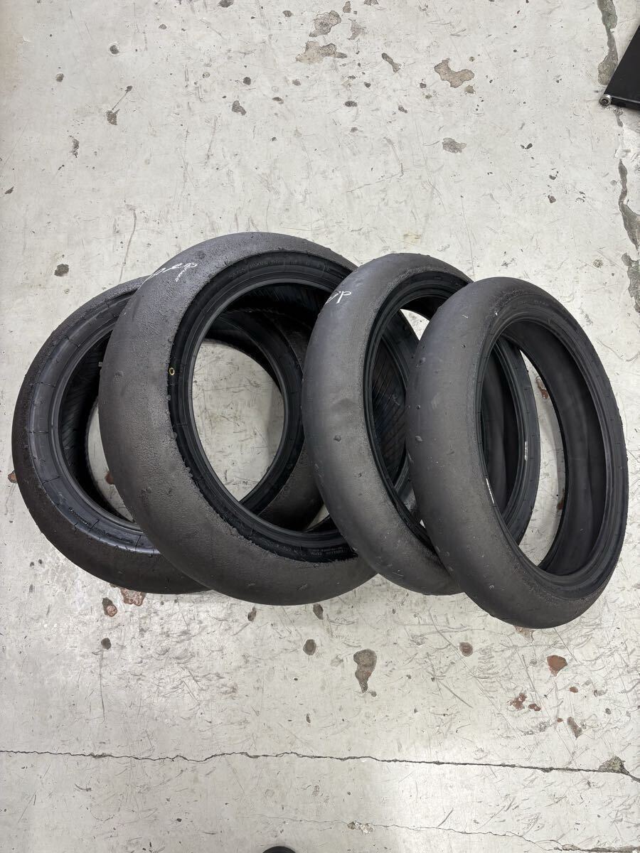 ST1000 ASB1000 ダンロップスリックタイヤ 前後セット 2セット 120/70-R17 KR149 200/60-R17 KR133 鈴鹿10周拍卖