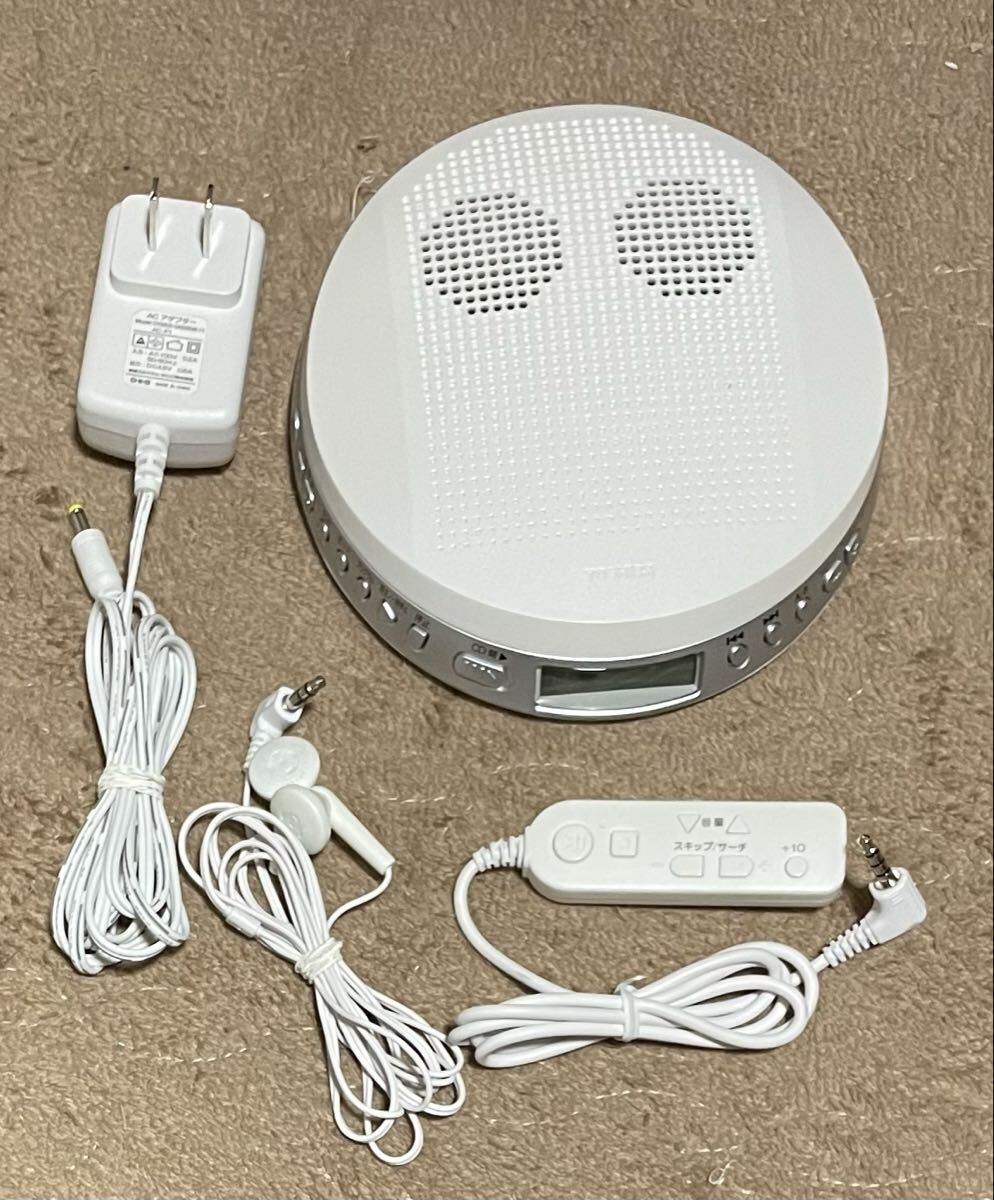 TOSHIBA ポータブルCDプレーヤー TY-P2 ホワイト 88円スタート! 美品 動作品拍卖